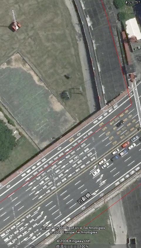 最近幾天google earth北市的地圖解析度,變為高解析度了!