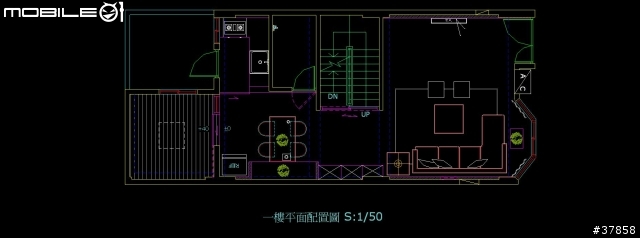 透天屋 一樓二樓平面圖