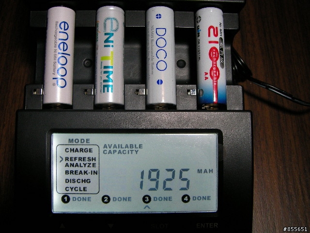 3號低自放電池內容量實測