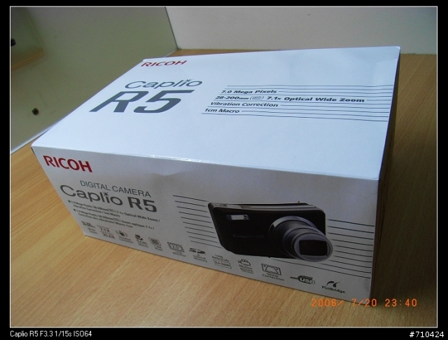 【開箱文】 理光R5  兩年的等待