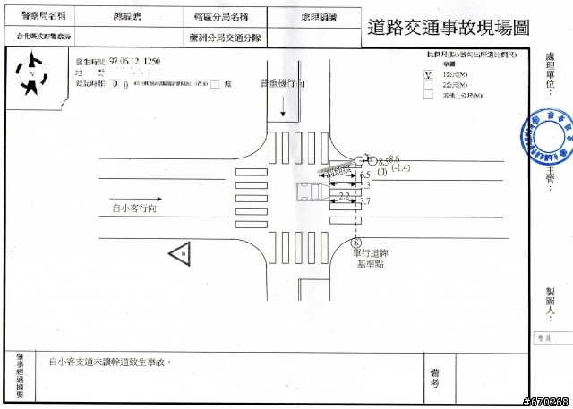 再見了~我的新勁戰(半年被撞2次)補6月被撞圖