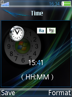 [W910]Vista (flash clock)