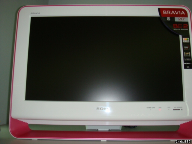 外型最多色的小電視KDL-20S4000粉紅