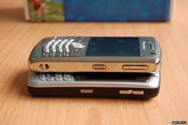 黑莓機BlackBerry Peral 8120與我工作的一天.