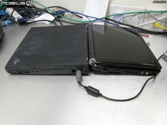 EEE 1000H 和 X60 的比較