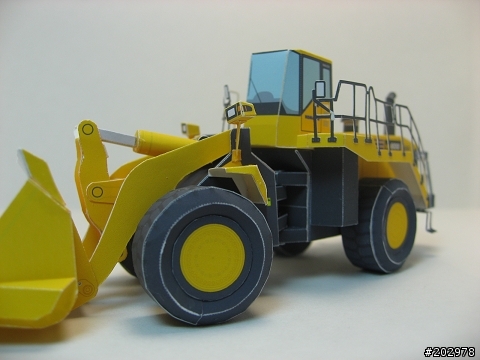[分享] 3D紙模-Wheelloader/巨型裝載車