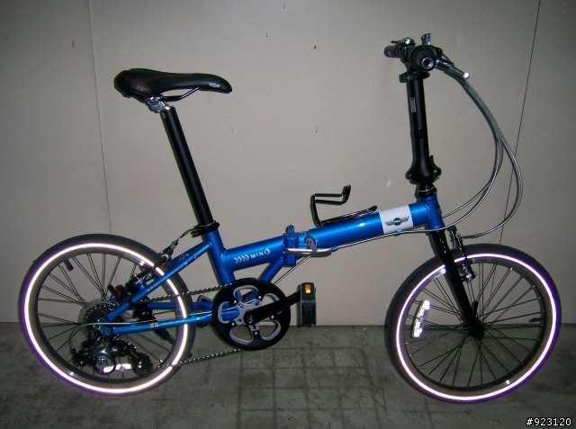 mini單車--20吋鋁合金折疊車..有著正版汽車mini商標的腳踏車喔!