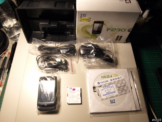 [簡單開箱]窮人3G手機 ZTE F230與新辦威寶門號經驗分享