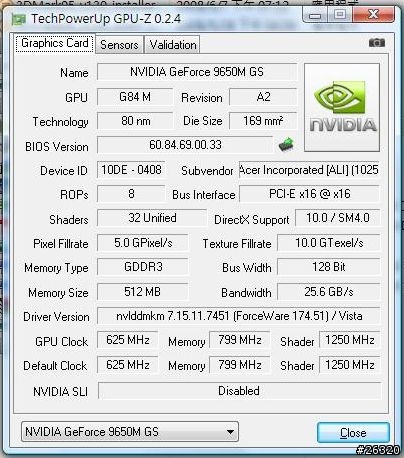 nVidia 顯示晶片問題