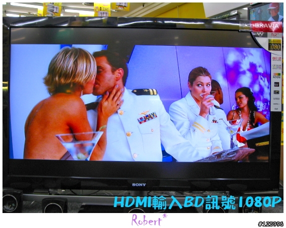 [也是開箱] 熱門 SONY 52吋液晶電視 52W4000  BD訊號測試