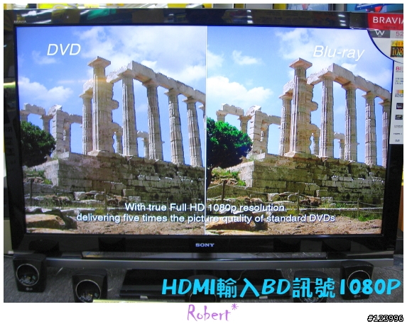 [也是開箱] 熱門 SONY 52吋液晶電視 52W4000  BD訊號測試