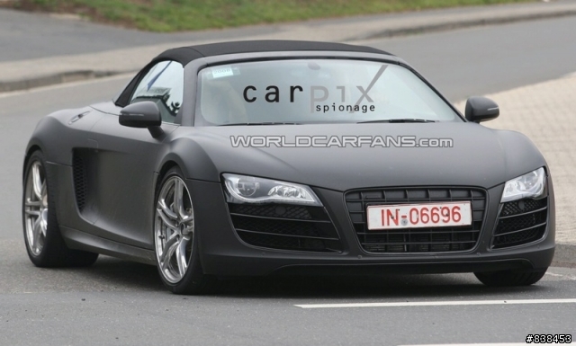 AUDI R8  敞篷間諜照