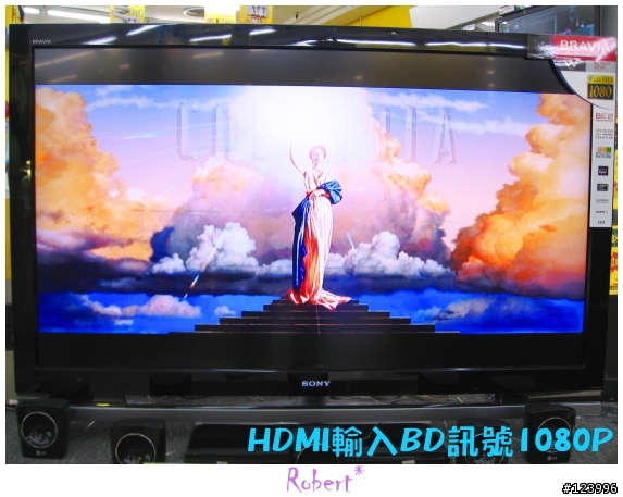 [也是開箱] 熱門 SONY 52吋液晶電視 52W4000  BD訊號測試