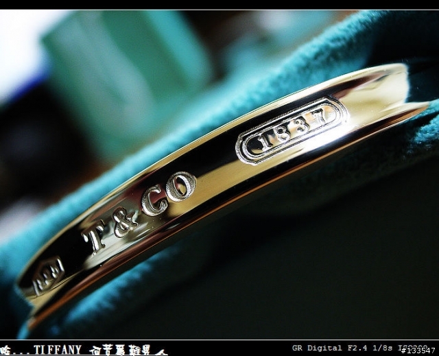 [分享]邪惡藍色之TIFFANY & Co. 1837 純銀開口手環!