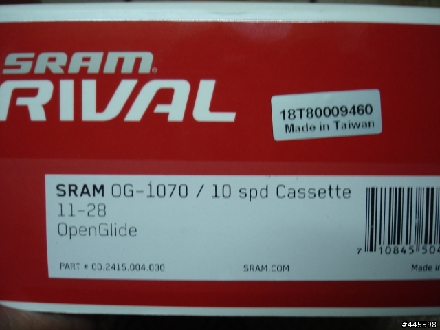 入手公路車爬坡救星  SRAM RIVAL 11-28T飛輪 OG-1070