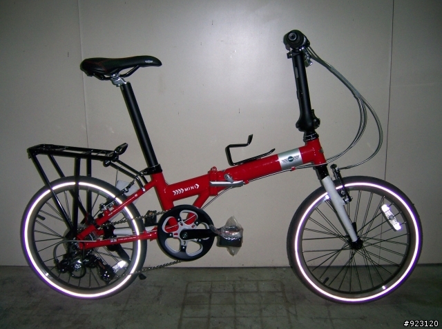 mini單車--20吋鋁合金折疊車..有著正版汽車mini商標的腳踏車喔!