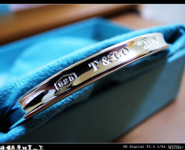 [分享]邪惡藍色之TIFFANY & Co. 1837 純銀開口手環!
