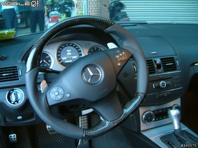 C63四出排氣管及方向盤完工