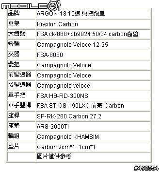 ARGON-18 Krypton ,KUOTA KHARMA,Colnago Arte或Colnago Primavera應該選哪一台較超值 ?