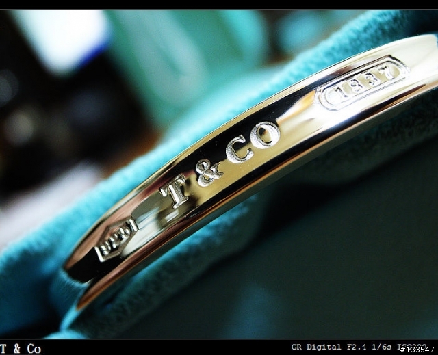 [分享]邪惡藍色之TIFFANY & Co. 1837 純銀開口手環!