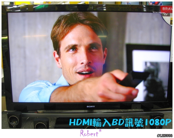 [也是開箱] 熱門 SONY 52吋液晶電視 52W4000  BD訊號測試
