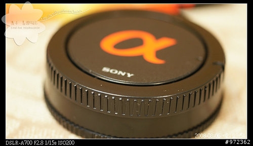 [開箱文] 邁進 中階單眼「Sony DSLR α700」