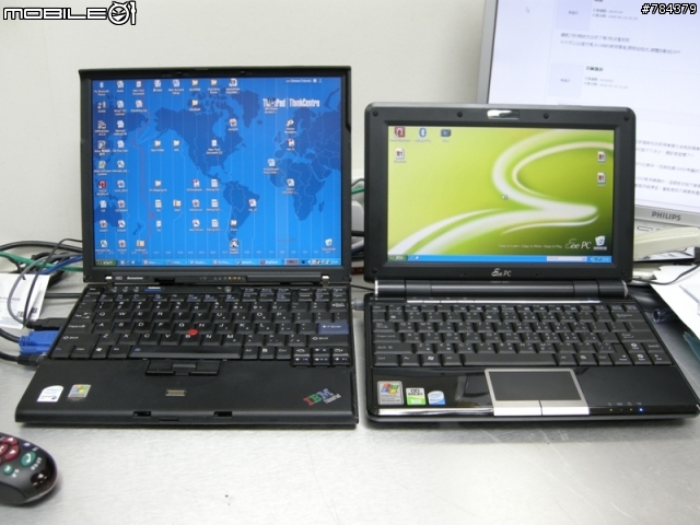 EEE 1000H 和 X60 的比較