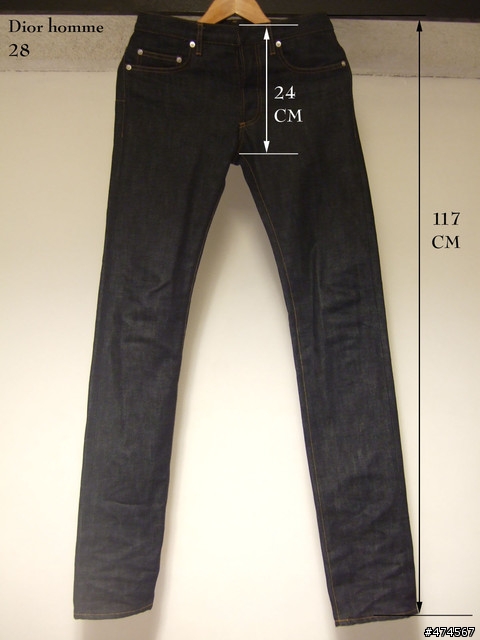 [分享]dior homme blue raw denim 低調的原色褲