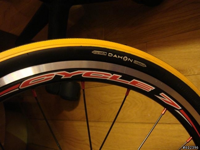 [開箱]DAHON 圓點CYCLE 7 SL 輪組加芒果胎