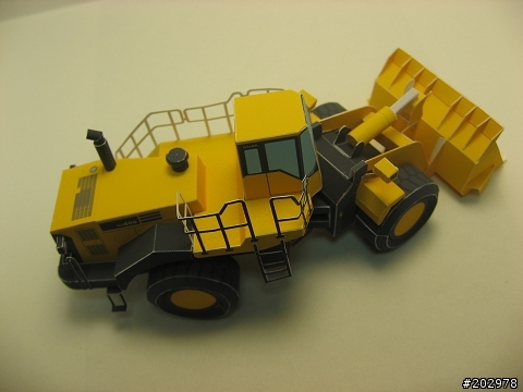 [分享] 3D紙模-Wheelloader/巨型裝載車