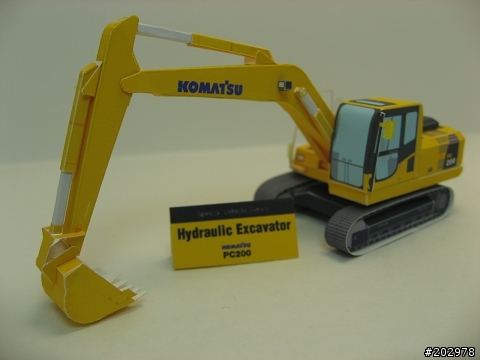 [分享]3d紙模-Excavator/挖土機