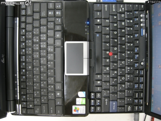 EEE 1000H 和 X60 的比較