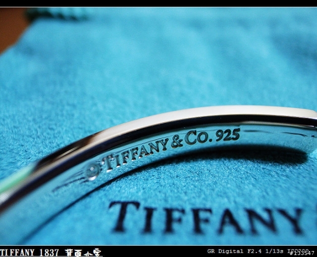 [分享]邪惡藍色之TIFFANY & Co. 1837 純銀開口手環!