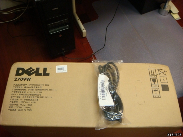 等了好久的DELL  2709開箱