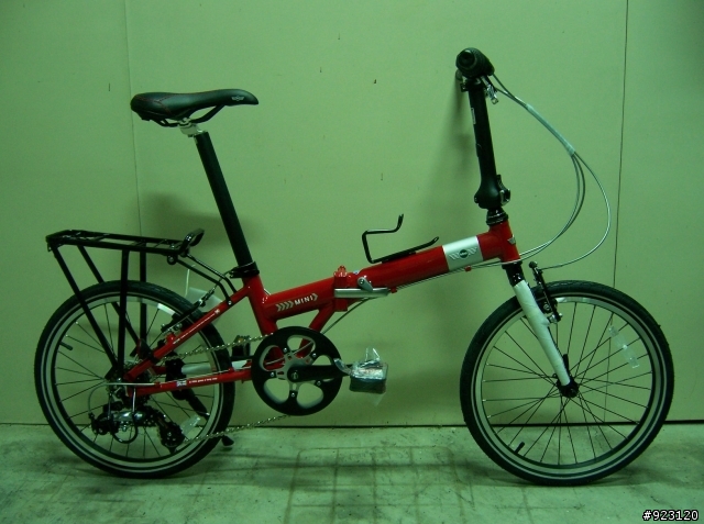 mini單車--20吋鋁合金折疊車..有著正版汽車mini商標的腳踏車喔!