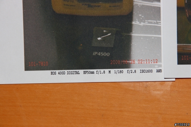canon ip4500後續的測試已放上!!