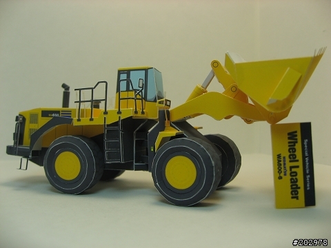 [分享] 3D紙模-Wheelloader/巨型裝載車