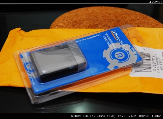 ★ 史上最無聊最便宜開箱文 Nikon D40 D40x D60 專用副廠電池 EN-EL9