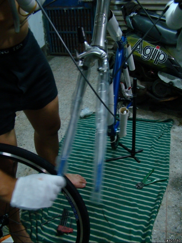 [DIY開箱]08 GIANT OCR 2 藍銀 跑第七 Ultegra SL大盤