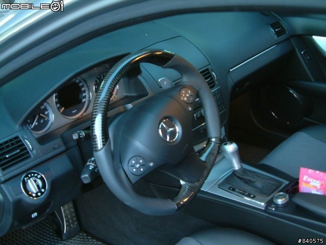 C63四出排氣管及方向盤完工