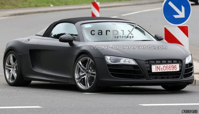 AUDI R8  敞篷間諜照