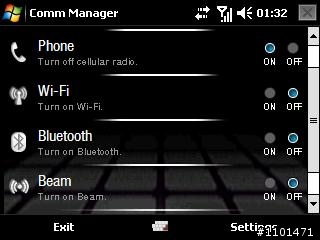 Comm Manager Diamond Black skin (6 buttons)(QVGA)