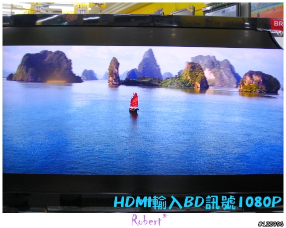 [也是開箱] 熱門 SONY 52吋液晶電視 52W4000  BD訊號測試
