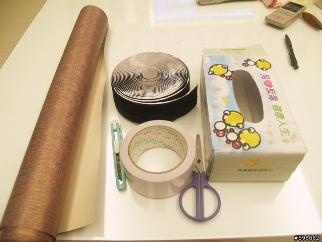 [分享]小創意, 豐富你的生活~~壁紙與面紙的邂逅~~