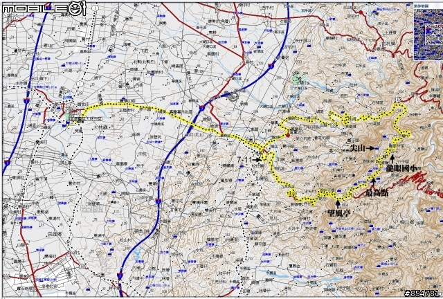 [路線分享]大林-36彎-龍眼林-華山-大林 路線及高度圖分享