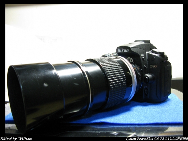 新舊結合 D90+ Nikkor 55mm f2.8 micro &180mm f2.8 ED