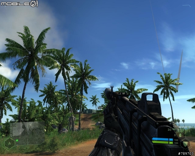 96GSO 768M 跑CRYSIS 天空和樹之間會不斷閃爍
