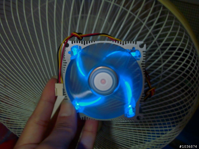 [實驗]風扇上的小驚奇