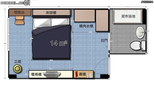 主臥室內含浴廁的改裝問題