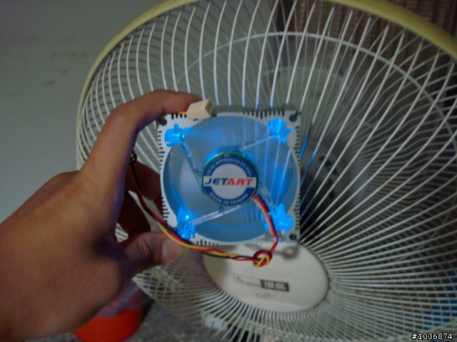 [實驗]風扇上的小驚奇